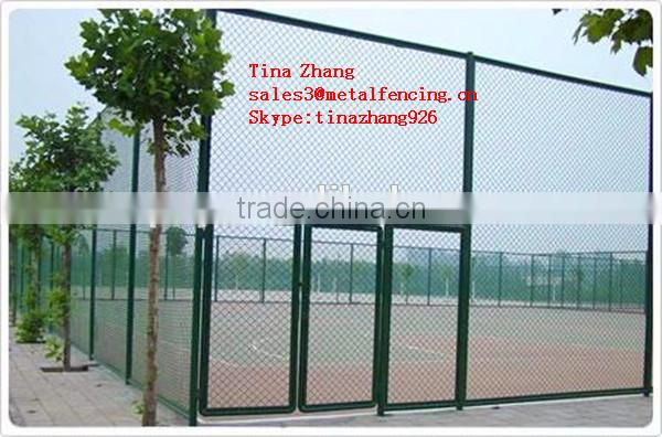 pvc chain link fence/pvc coated /competitive price/cheap chain link fencing/chain link fence