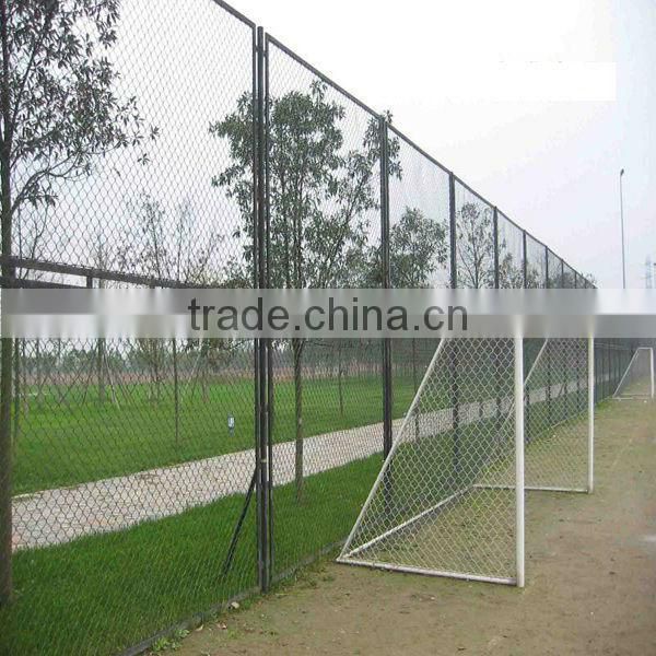 outdoor children playground chain link iron fences