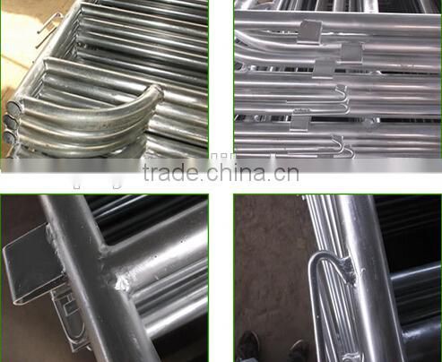 lowest price metal ranch corral fence panel /galvainzed livestock farm fence with gate for horse sheep cow