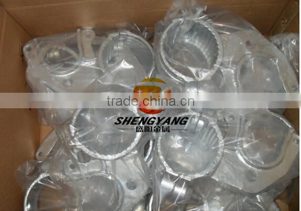 Wholesale hot dip galvanized metal assorted size pier clamps chain link fence post fittings UFFB40 rail clamps