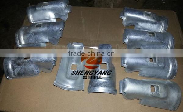 Wholesale hot dip galvanized metal assorted size pier clamps chain link fence post fittings UFFB40 rail clamps