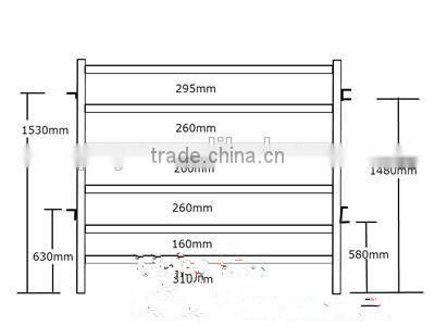 cheap metal livestock animal farm fence rails holding yards ranch fence panels