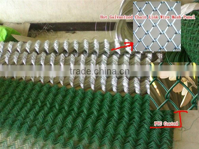 PVC coated wire mesh and chain link fence for fence