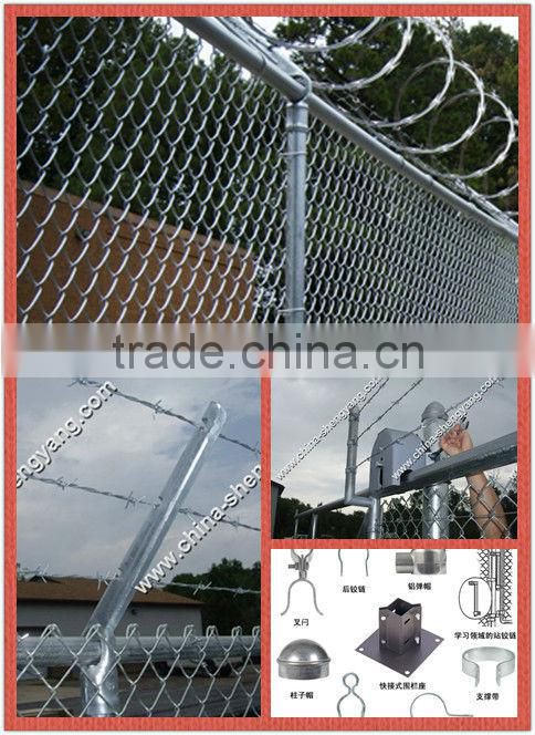 PVC coated wire mesh and chain link fence for fence
