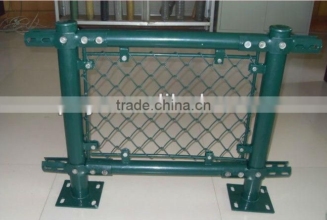 PVC coated Chain link type /wire fence manufactory/2013 hot sales