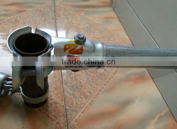 Wholesale hot dip galvanized metal assorted size pier clamps chain link fence post fittings UFFB40 rail clamps