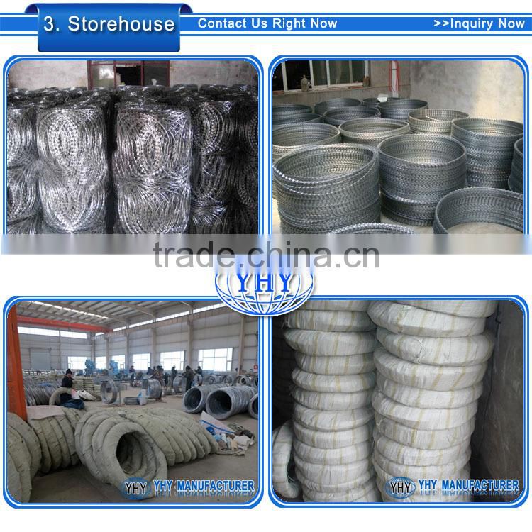 concertina razor blade barbed wire