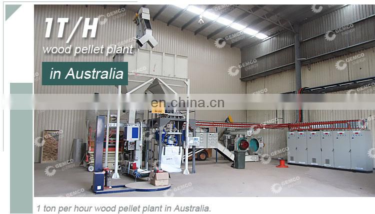 1 ton per hour small customized biomass pelletizing line project construction complete wood pellet plant for sale