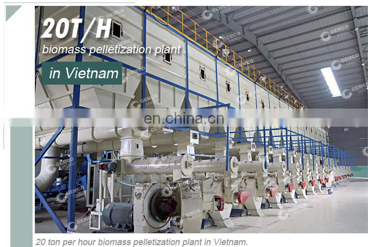 20 ton per hour turn key complete biomass pellet production wood pelletization plant project engineering