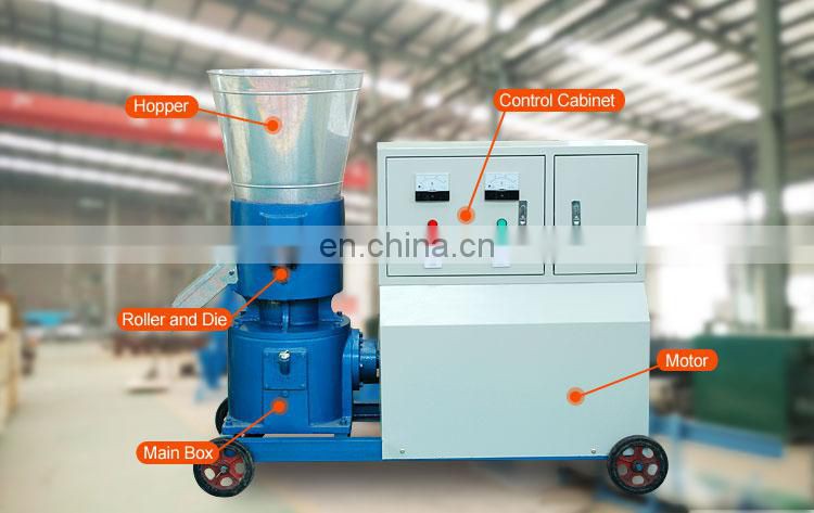 Cheap small home farm uses manual straw leaves alfalfa biomass pellet fuel manufacturing homemade pellet maker