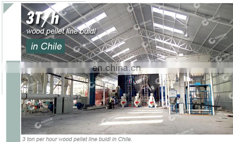 3 ton per hour large turn key biomass straw pellet processing plant constructing complete wood pellet line