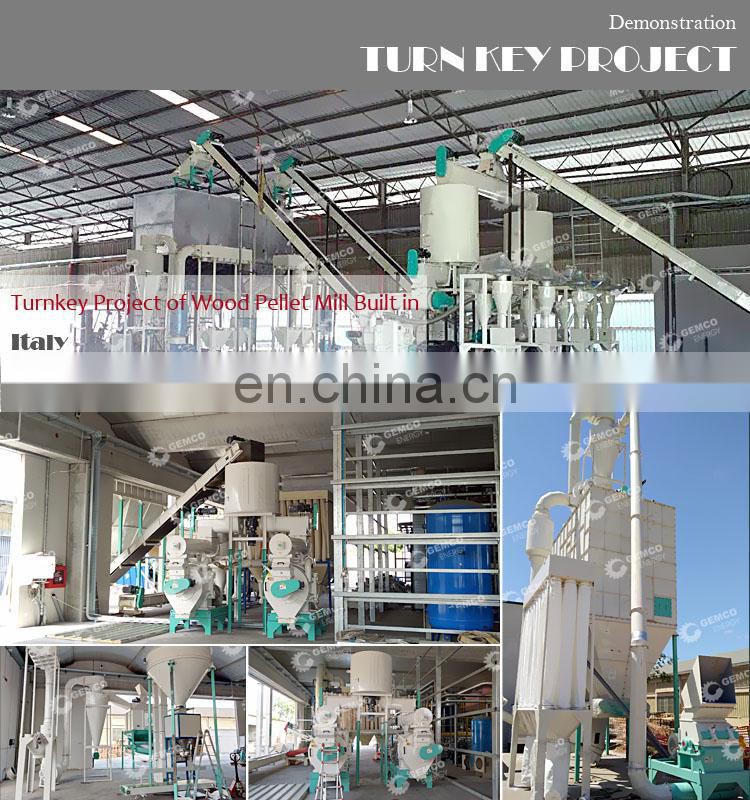 3 ton per hour large turn key biomass straw pellet processing plant constructing complete wood pellet line