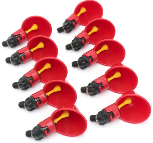 Automatic Chicken Waterer Bowl Poultry Drinker Cups