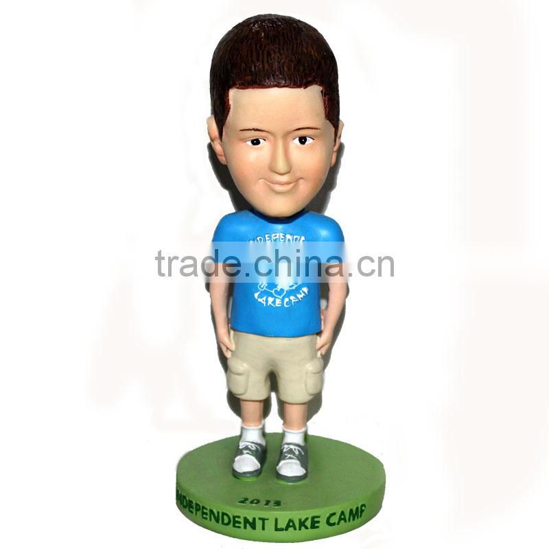 Polyresin customized camp sport bobble head gifts