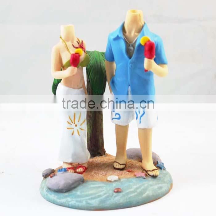 Surfing Under Sunshine Couple Bobblehead Body