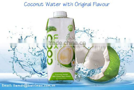 Coconut Water with Original Flavour - FMCG Products (Bentre Origin)
