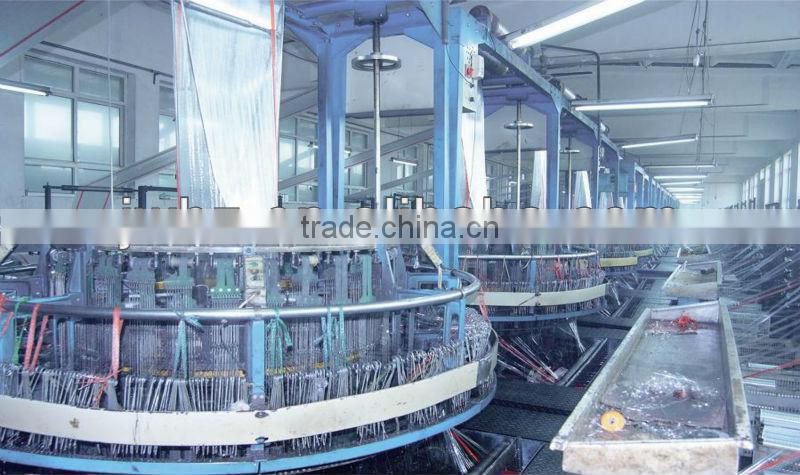 Recycled plastic mesh bag with drawstring , holding 25kg