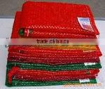 Tubular leno nylon pp mesh bag & small drawing mesh bag wholesale for onion firewood