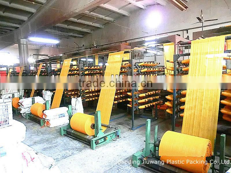 Knitted plastic mesh bag, vegetables mesh bags for sale