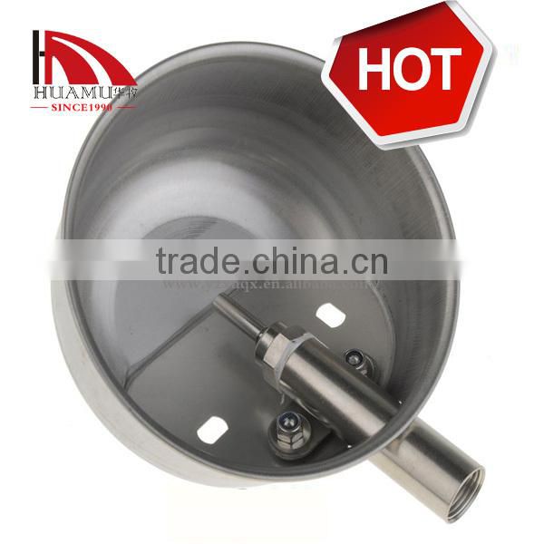 pig water trough in stainless middle size 260*220 mm