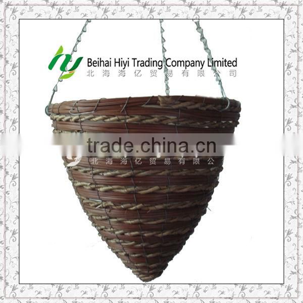 Garden Natural Handmade Brushwood Wall Hanging Basket