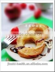 Fresh crisp dry apple slices