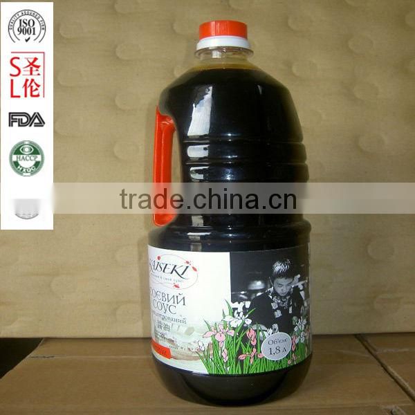 25kg drum no GMO kikkoman dark soy sauce OEM private label with low sodium