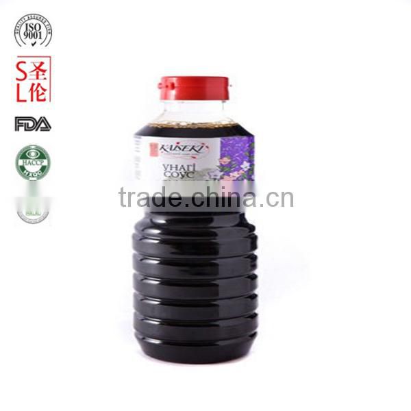 25kg drum no GMO kikkoman dark soy sauce OEM private label with low sodium