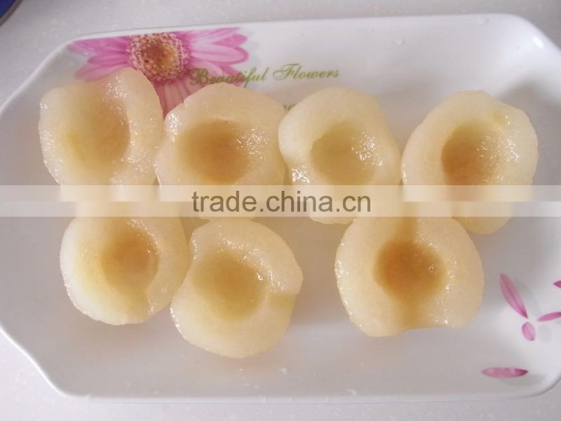 High quality Canned pear havles in light syrup