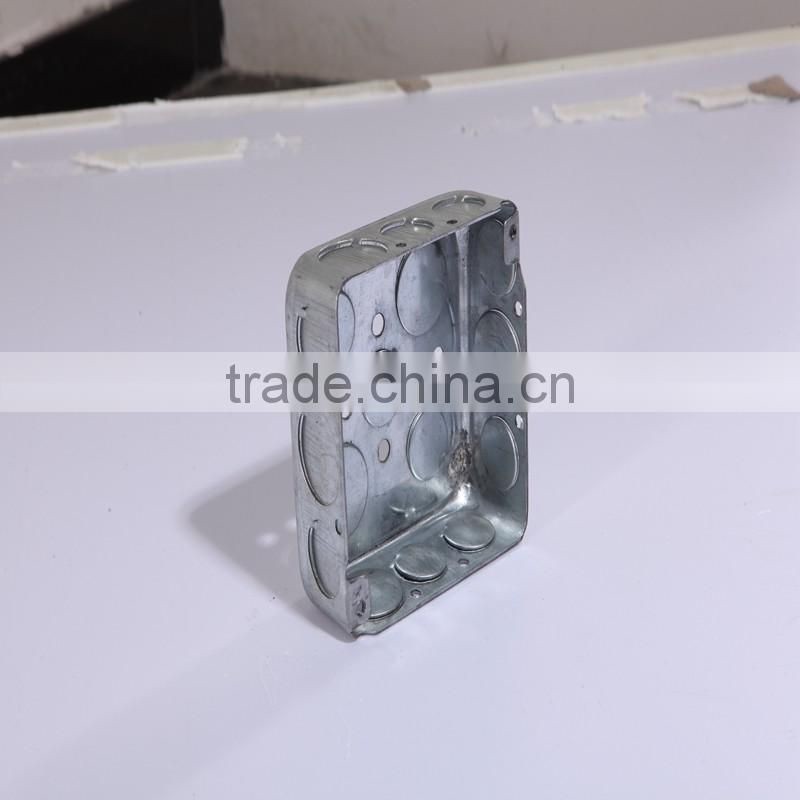 Switch and Socket Boxes, Steel Box, 3*3, 3*6 for conduit