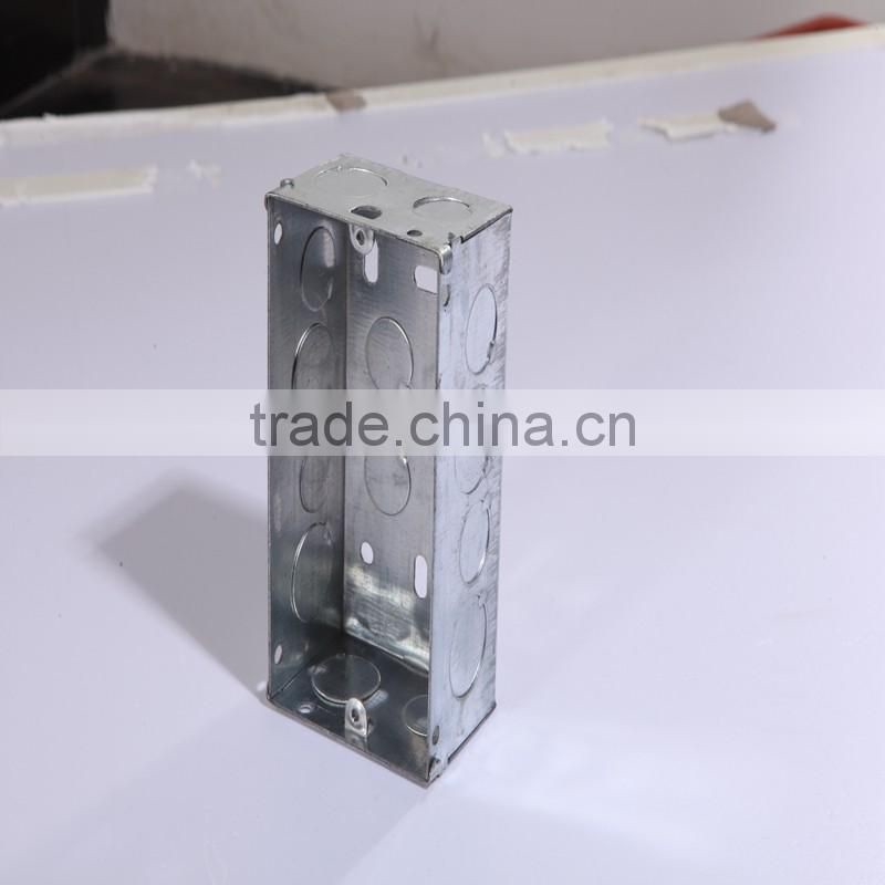 Switch and Socket Boxes, Steel Box, 3*3, 3*6 for conduit
