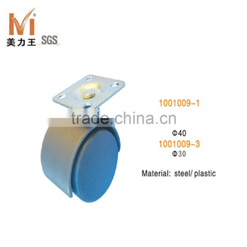 diameter 30mm 40mm 50mm office black caster wheel without brake for office chairs