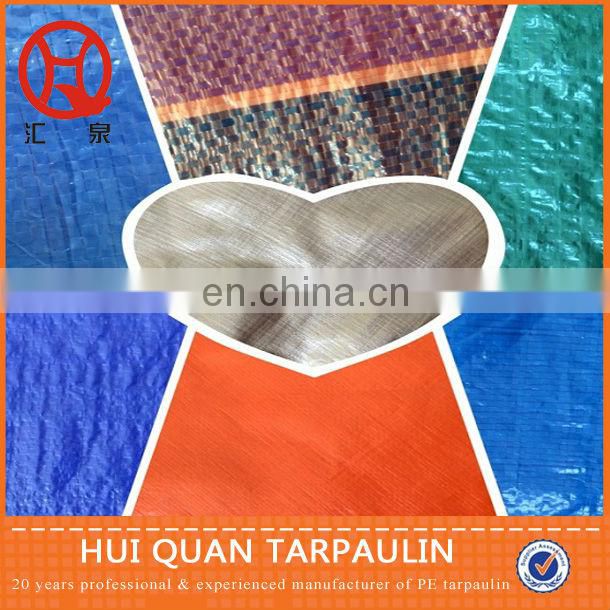 HDPE woven and LDPE laminated tarpaulin tent cover