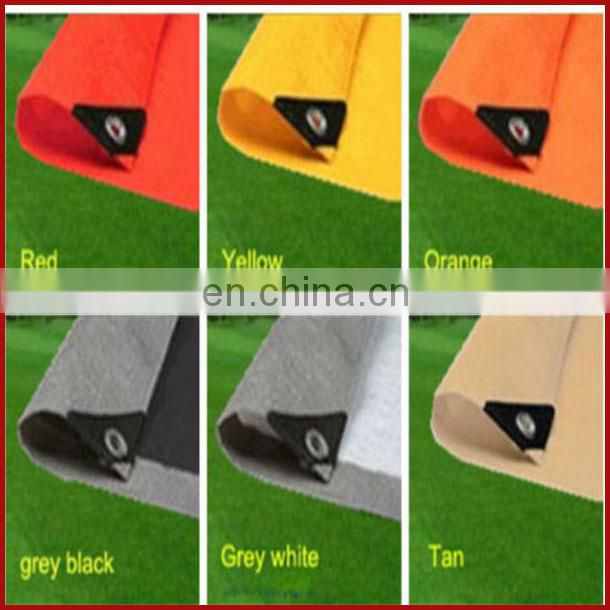 blue orange coated waterproof tarpaulin for tent material