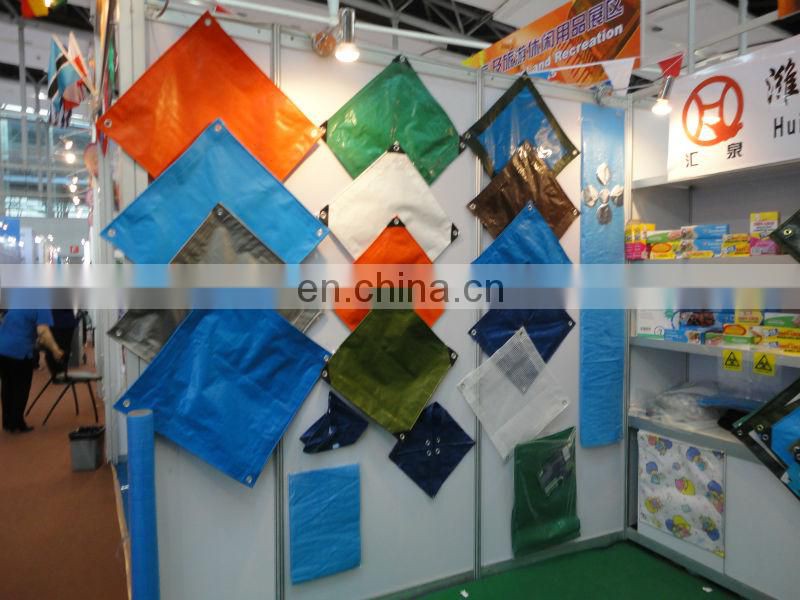 PVC laminated flame resistant truck cover pe tarpaulin for tent