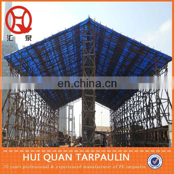 HDPE woven and LDPE laminated tarpaulin tent cover