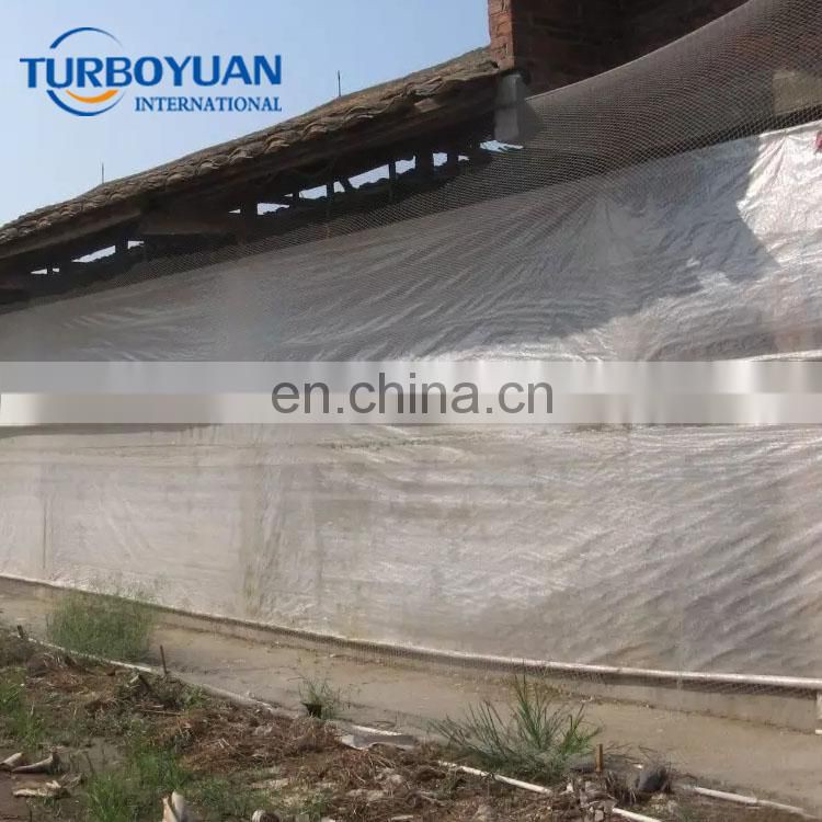 UV resistant anti acid rain plastic clear transparent tarps to cover cherry orchards