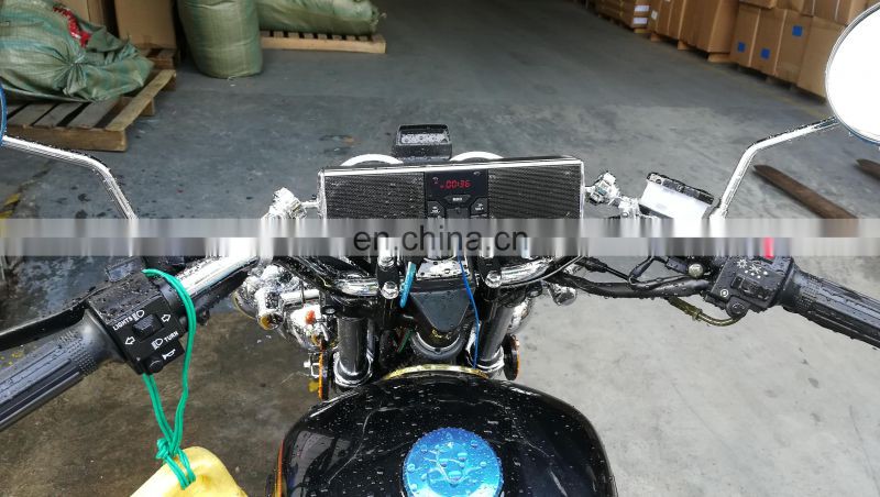 Hot Sale Waterproof & Anti-theft Bluetooth subwoofer stereo Motorcycle radio MP3 player