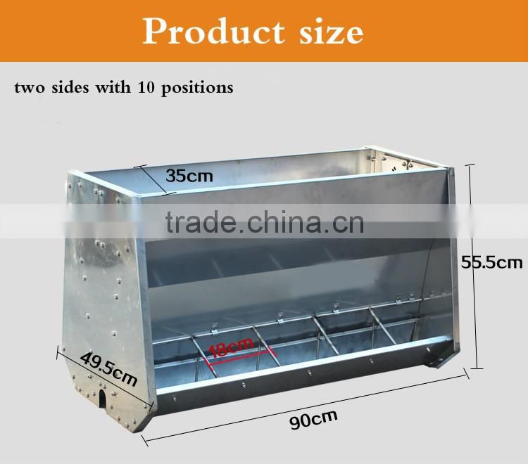 Two-sided feeder for sow