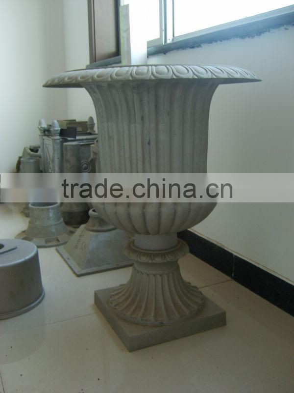 Aluminum sand casting flower vase