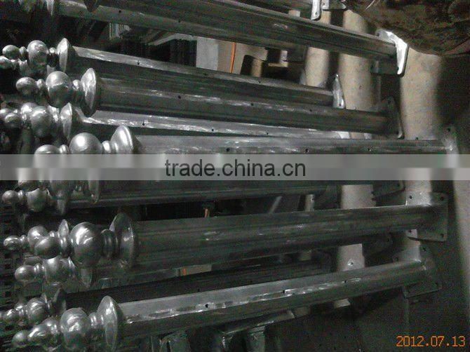 aluminum casting fence poles famous in Spain
