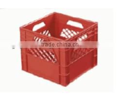 Red Color Dairy Plastic Mesh HDPE Crate for Sale