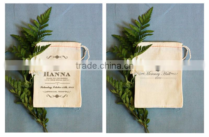 Event invitation fabric bag