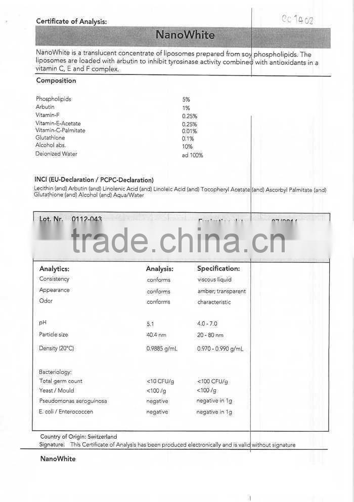 [CC1402] Nano White active for skin whitening cream