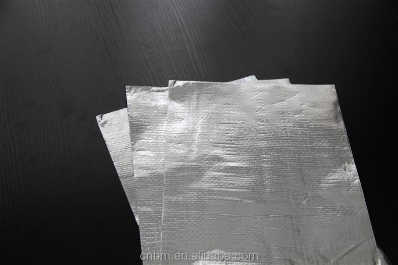 PE wocen with double side aluminum foil