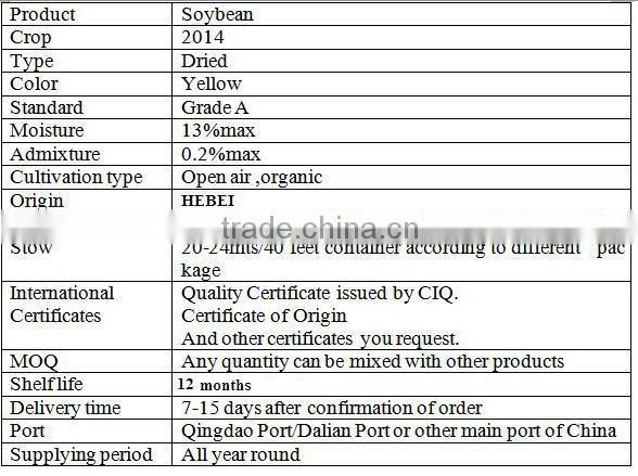 Organic Yellow Soybean