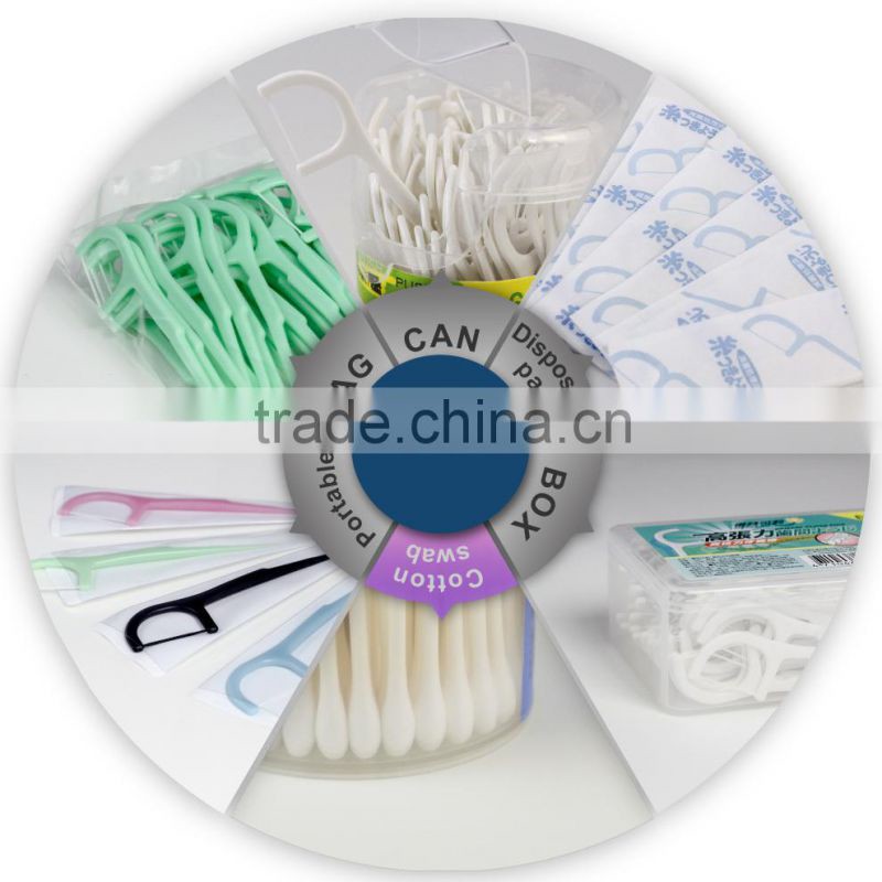 French dental abrasive floss plastic tooth stick