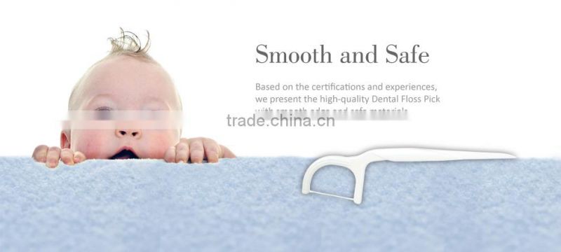 French dental abrasive floss plastic tooth stick