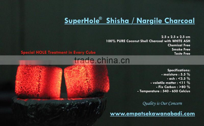 High Density Shisha / Hookah / Nargile Charcoal !!