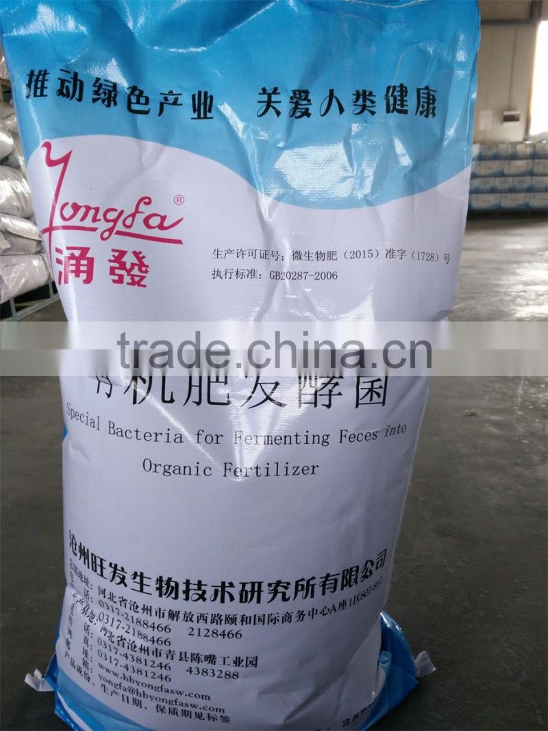 The bacteria for fermenting feces into biological organic fertilizer